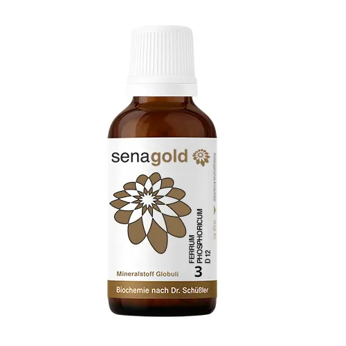 BIOCHEMIE Senagold Nr. 3 – Ferrum phosphoricum D12 - globule - 20 g