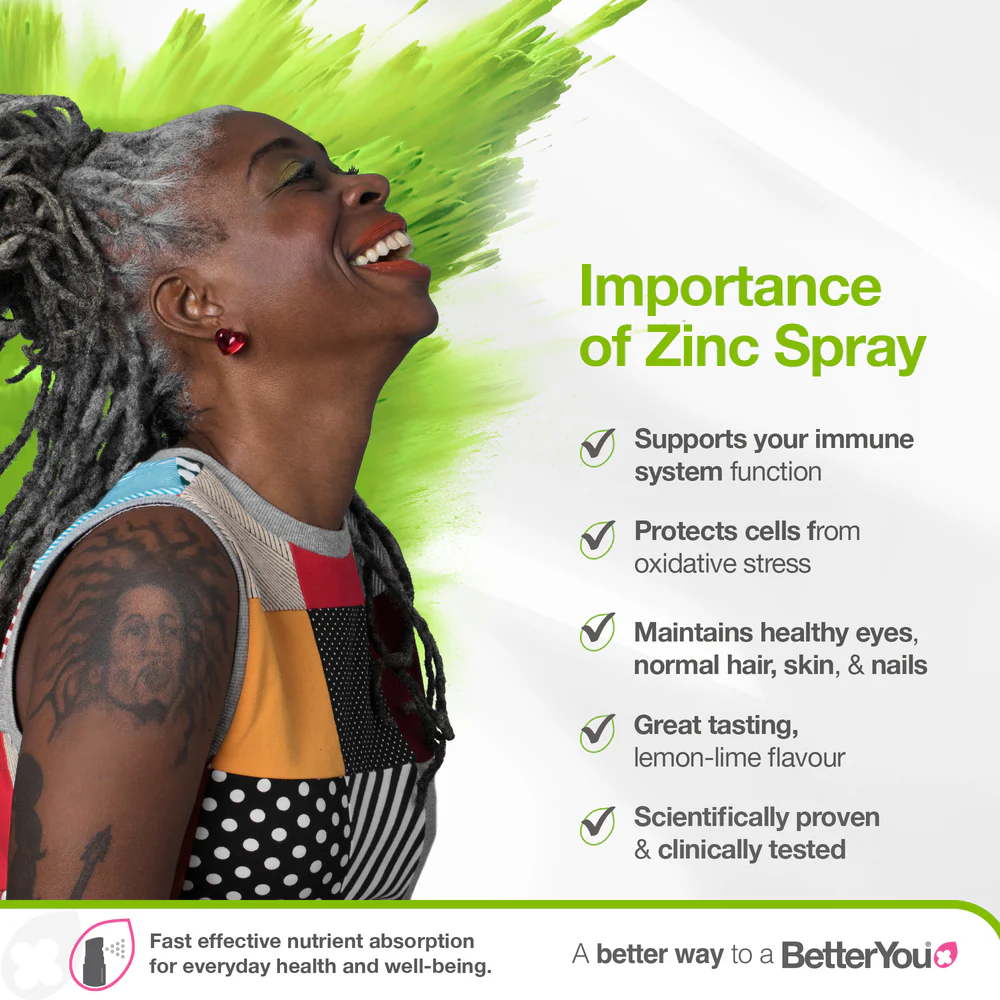 Spray oral cu zinc