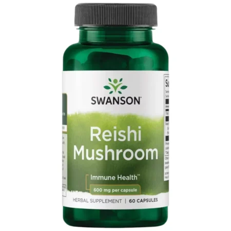 SWANSON Reishi (Ganoderma) 600 mg 60 capsule