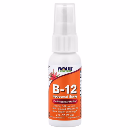 NOW Foods B-12 Spray supliment lichid