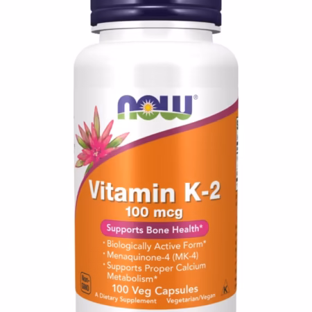 NOW Foods Vitamin K2 100 mcg, 100 capsule vegetale