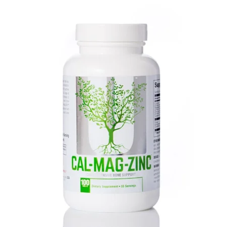Universal Nutrition Cal-Mag-Zinc este un supliment alimentar sub formă de tablete, cu o formulă pe bază de calciu, magneziu, zinc și cupru. Produsul este destinat completării aportului zilnic de minerale, în cadrul unei diete variate și echilibrate și al unui stil de viață sănătos.