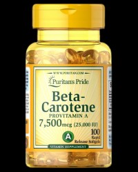 Puritan’s Pride Beta Carotene 25.000 IU 100 capsule