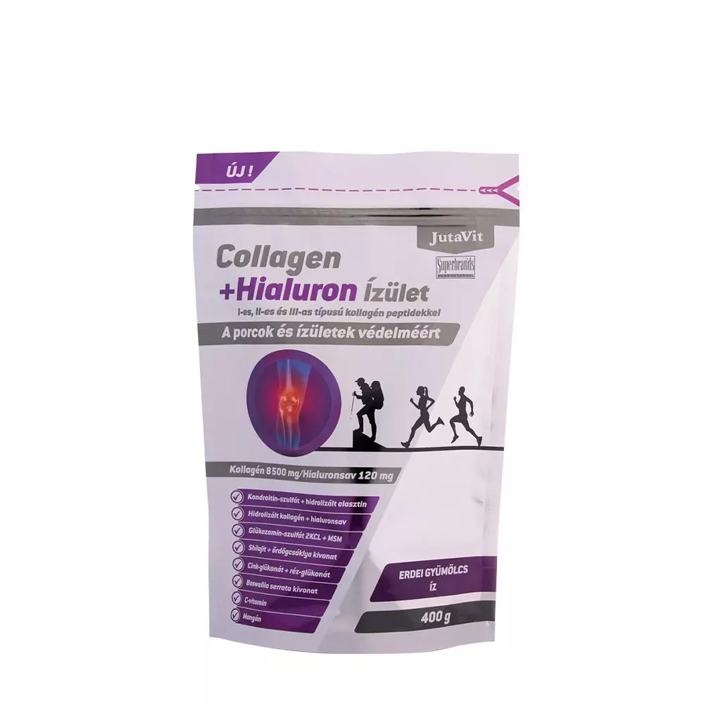 JutaVit Collagen+Hyaluron Joint – 400 g Fructe de Pădure