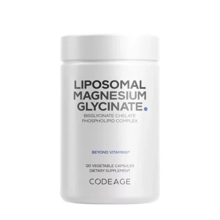 Codeage Liposomal Magnesium Glycinate Capsules (120 Capsule Vegetale)